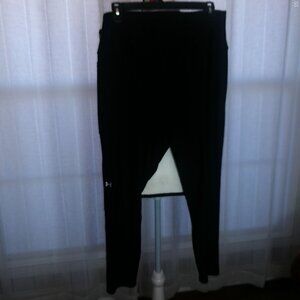 UNDER ARMOUR Compression Heat Gear Black Crop Leggings 1XL